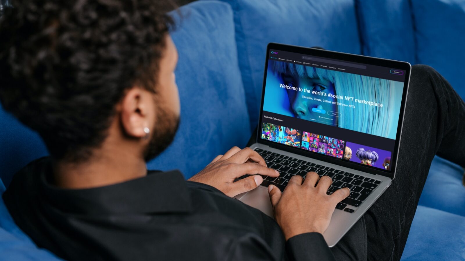 OIX creator-focused marketplace platform imagery.